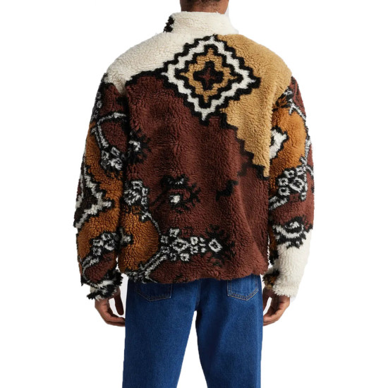 Obey Ανδρικό μπουφάν Moroccan Rug Sherpa Jacket